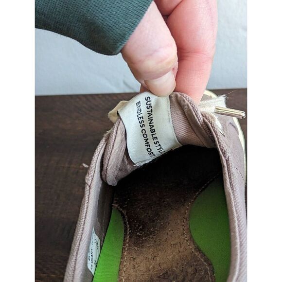 Cariuma Grey Canvas Low Top Sneaker Shoes - Size 6.5 - Picture 8 of 9